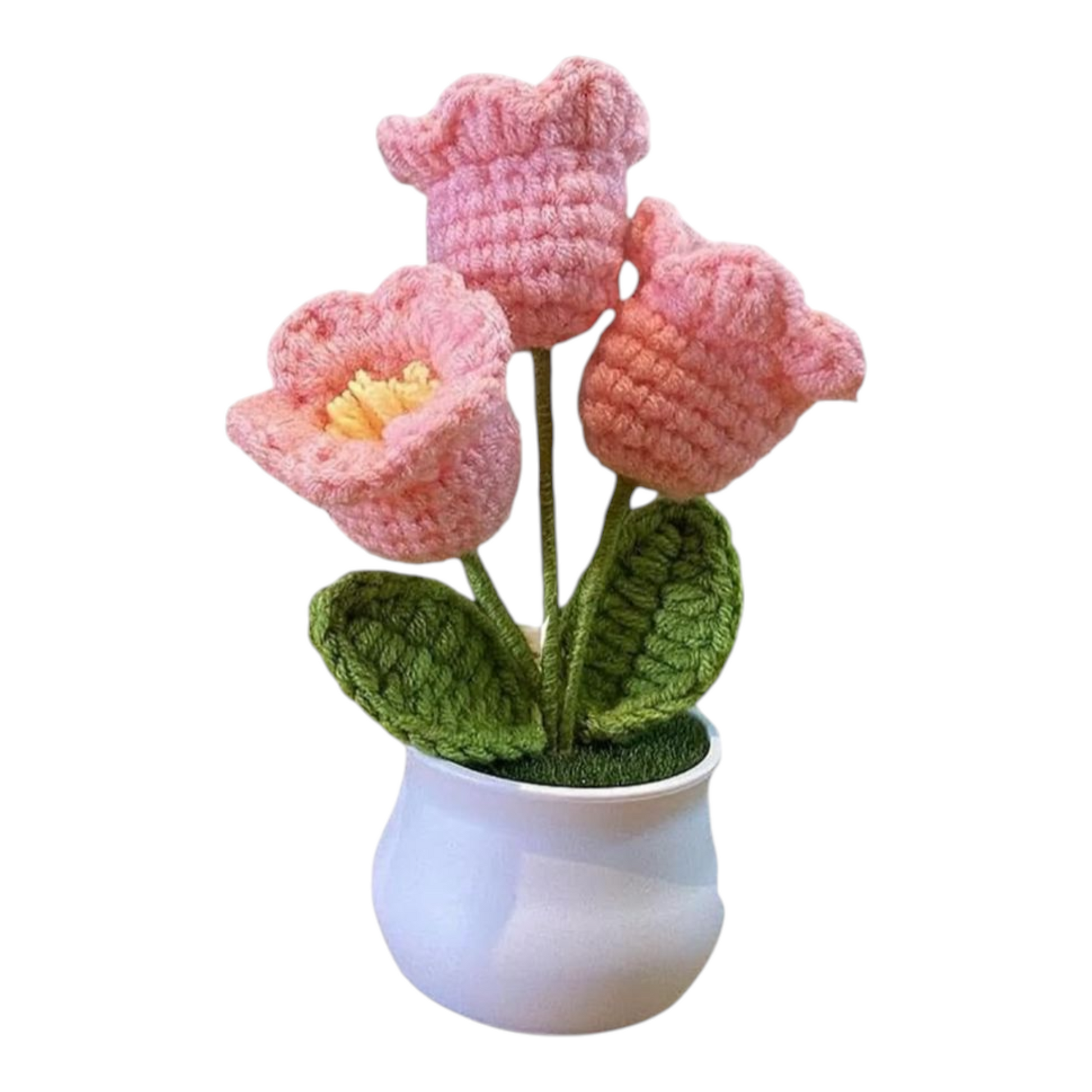 Valley of Lily Crochet Pot