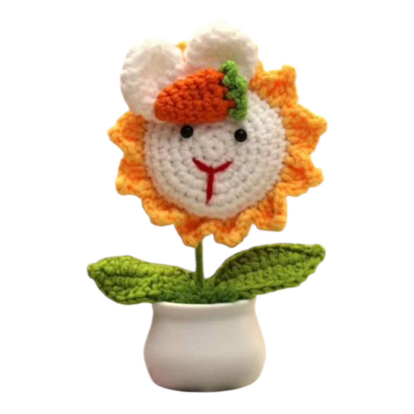 Rabbit Sunflower Pot